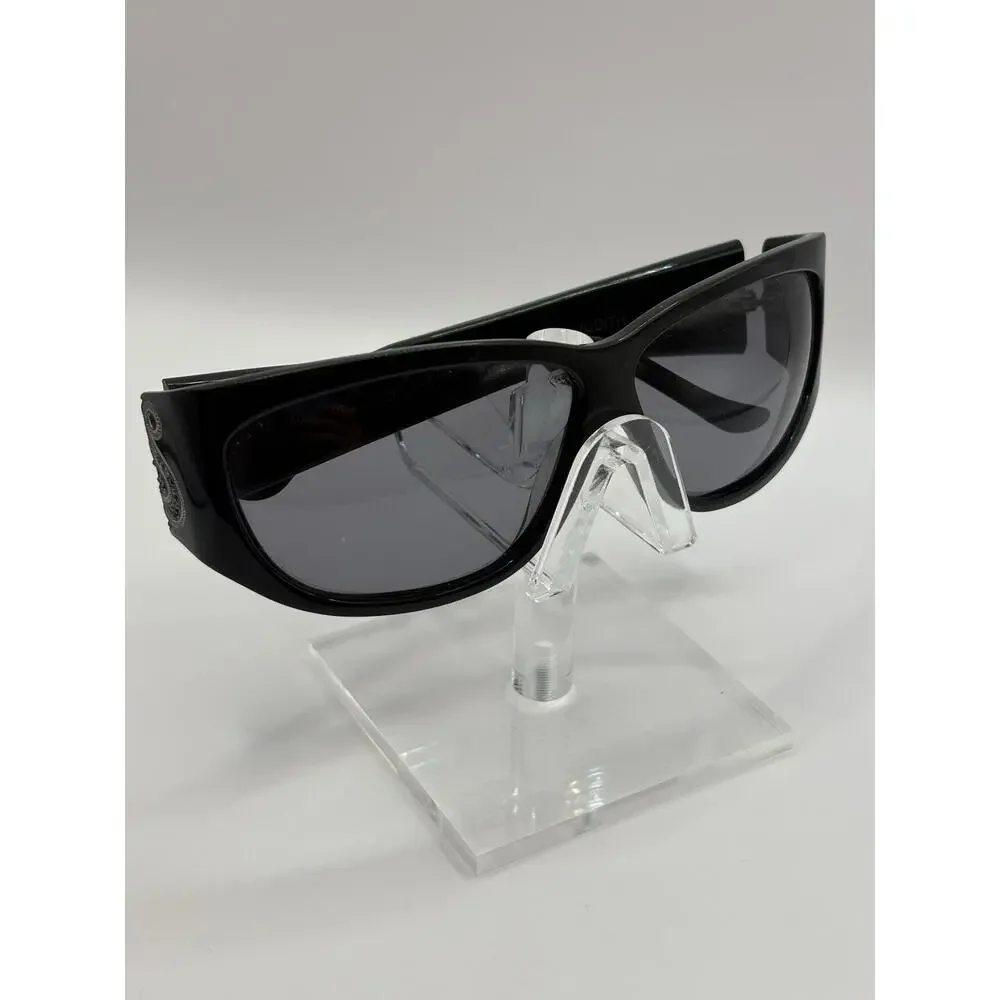 Judith Leiber Sunglasses Black Rhinestone Italy 61-10
